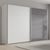 Rauch Beluga Extra 271cm 2 Door Sliding Wardrobe with Grey Mirror - Alpine White