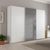 Rauch Beluga Extra 271cm 3 Door Sliding Wardrobe with Grey Mirror - Alpine White