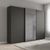 Rauch Beluga Extra 271cm 3 Door Sliding Wardrobe with Grey Mirror - Graphite
