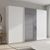 Rauch Beluga Extra 316cm 3 Door Sliding Wardrobe with Grey Mirror - Alpine White