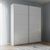 Rauch Beluga Extra 137cm 2 Door Sliding Wardrobe - Alpine White and White High Gloss