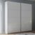 Rauch Beluga Extra 181cm 2 Door Sliding Wardrobe - Alpine White and White High Gloss