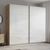 Rauch Beluga Extra 226cm 2 Door Sliding Wardrobe - Artisan Oak and White High Gloss