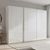 Rauch Beluga Extra 316cm 3 Door Sliding Wardrobe - Alpine White and White High Gloss