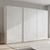 Rauch Beluga Extra 361cm 3 Door Sliding Wardrobe - Alpine White and White High Gloss