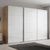 Rauch Beluga Extra 361cm 3 Door Sliding Wardrobe - Artisan Oak and White High Gloss
