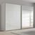 Rauch Beluga Extra 271cm 2 Door Sliding Wardrobe with Mirror - Alpine White and White High Gloss