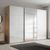 Rauch Beluga Extra 316cm 3 Door Sliding Wardrobe with Mirror - Artisan Oak and White High Gloss