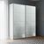 Rauch Beluga Extra 137cm 2 Door Sliding Wardrobe - Alpine White and Silk Grey Glass