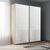 Rauch Beluga Extra 137cm 2 Door Sliding Wardrobe - Artisan Oak and White Glass