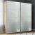 Rauch Beluga Extra 181cm 2 Door Sliding Wardrobe - Artisan Oak and Silk Grey Glass
