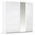 Rauch Miramar Type-1 226cm 2 Door Sliding Wardrobe with Mirror - Alpine White and Crystal White Glass