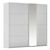 Rauch Miramar Type-1 226cm 2 Door Sliding Wardrobe with Mirror - Silk Grey and Silk Grey Glass