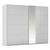 Rauch Miramar Type-1 271cm 2 Door Sliding Wardrobe with Mirror - Silk Grey and Silk Grey Glass