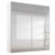 Rauch Miramar Type-4 181cm 2 Door Mirrored Sliding Wardrobe - Alpine White