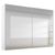 Rauch Miramar Type-4 271cm 2 Door Mirrored Sliding Wardrobe - Alpine White