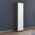 Rauch Celle Super 47cm 1 LH Door Wardrobe - Metallic Dark Grey and Alpine White