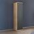 Rauch Celle Super 47cm 1 LH Door Wardrobe - Sonoma Oak and Metallic Dark Grey