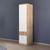 Rauch Celle Super 47cm 1 RH Door Wardrobe with Drawer - Sonoma Oak and Alpine White