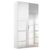 Rauch Miramar Type-5 101cm 2 Door Mirrored Wardrobe - Alpine White