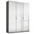 Rauch Miramar Type-5 151cm 3 Door Mirrored Wardrobe - Graphite