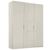 Rauch Miramar Type-5 151cm 3 Door Wardrobe - Champagne and Champagne Glass