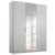 Rauch Miramar Type-5 151cm 3 Door Wardrobe with Mirror - Silk Grey and Silk Grey Glass