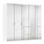 Rauch Miramar Type-5 251cm 5 Door Mirrored Wardrobe - Alpine White