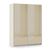 Rauch Miramar Type-3 181cm 2 Door Sliding Wardrobe - Champagne and Champagne Glass