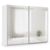 Rauch Miramar Type-3 271cm 2 Door Mirrored Sliding Wardrobe - Alpine White
