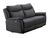 Arizona Grey Fabric 2 Seater Electric Recliner Sofa