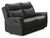 Arizona Grey Fabric 2 Seater Recliner Sofa