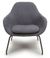 Moby Grey Fabric Accent Chair