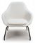 Moby Ivory Fabric Accent Chair