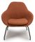 Moby Orange Fabric Accent Chair