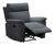 Detroit Grey Fabric Manual Recliner Armchair