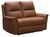 Kansas Tan Brown Faux Leather 2 Seater Power Recliner Sofa