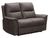 Kansas Grey Faux Leather Truffle 2 Seater Sofa