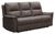 Kansas Truffle Faux Leather 3 Seater Power Recliner Sofa