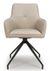 2 x Nix Taupe Faux Leather Swivel Dining Chair