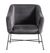 Cleo Grey Fabric Accent Chair