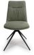 2 x Boden Green Fabric Dining Chair