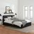 Berlin Black Leather Ottoman Storage Bed - Sizes Available