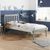 Denver Grey Slatted Bed - Sizes Available