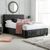 Hannover Black Velvet Fabric Bed - Sizes Available