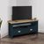 Highgate Navy Blue Painted 2 Drawer Corner TV Unit