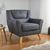 Lambeth Grey Fabric Armchair