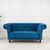 Chester Blue Velvet Fabric 2 Seater Sofa