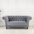 Chester Grey Velvet Fabric 2 Seater Sofa