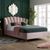 Lottie Pink Fabric Ottoman Storage Bed - Sizes Available